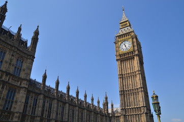Big Ben - Londyn, Wielka Brytania - obrazy, fototapety, plakaty