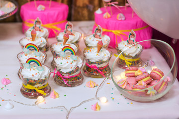 Interior decoration for a kids child birthday