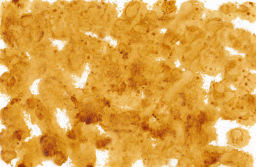 Abstract watercolor brown background