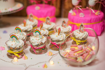 Interior decoration for a kids child birthday