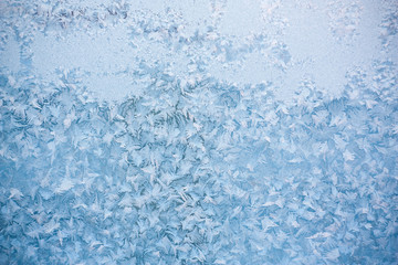 Background, wallpaper, frost patterns on glass