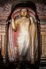 buddha statue in dambulla