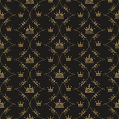 Dark Royal pattern background 