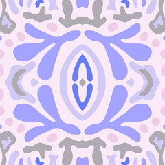 Detail for design wallpaper, tile, packaging, background. Modern fabric, textiles. Flower motif, lines. Handmade mural . Tribal ethnic seamless ornament in arabic style.