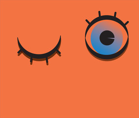  wink;eye