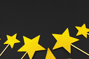 Obraz premium gold star decoration