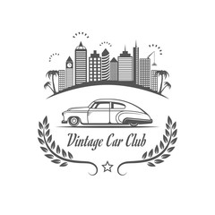 Vintage Car Club Logotype.