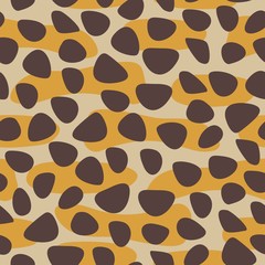 Fur inspired hand drawn seamless vector pattern. Fur inspired hand drawn seamless vector pattern. Cheetah spots on tan color fur.