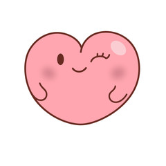 CUTE HEART,  KAWAII STYLE, LOVE 