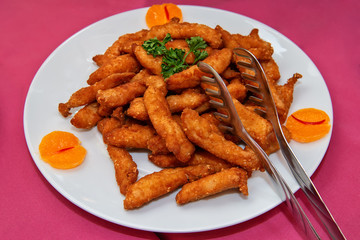 Fried chicken whit Sesame 
