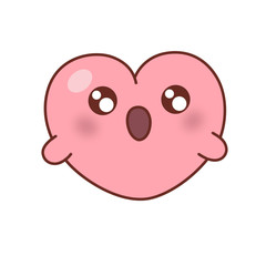 CUTE HEART,  KAWAII STYLE, LOVE 