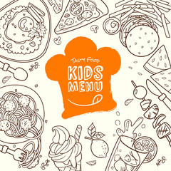 Cute Rainbow Food Objects Collection