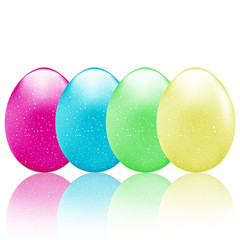 Colorful easter eggs