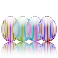 Colorful easter eggs