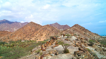 arabian mountains landscape