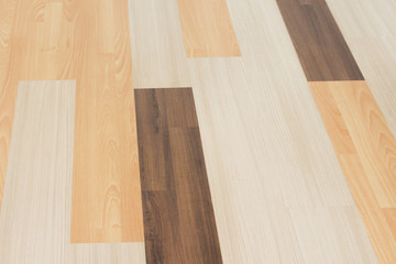 Light and dark brown texture laminate parquet floor , colorful  background