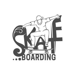 Skateboarding Logotype.