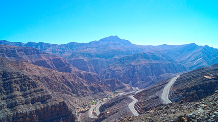 arabian mountains landscape