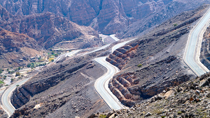 arabian mountains landscape