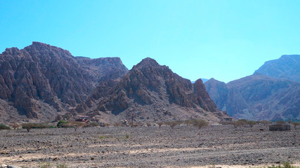 arabian mountains landscape