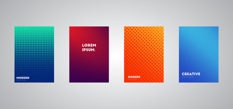 Colorful halftone gradients, colorful cover gradient, cool backgrounds, gradient background, minimal design.