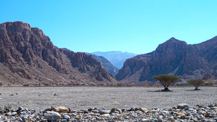 arabian mountains landscape