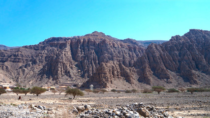 arabian mountains landscape