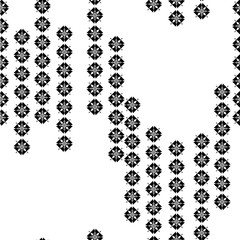 Fototapeta na wymiar Simple ornament white and dark illustration with etnic arabic. Geometric ornament pattern.