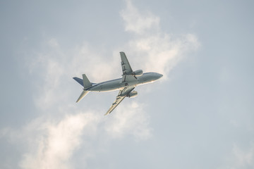 airplane in the sky