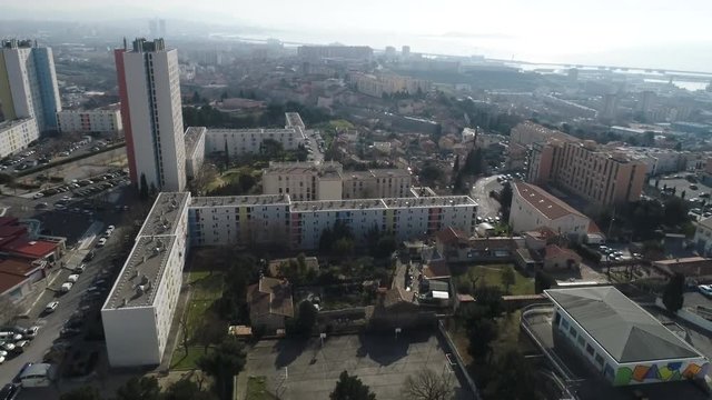 Marseille drone - Aerial Shot - La Viste