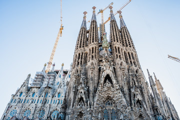 Vue de la sagrada familia