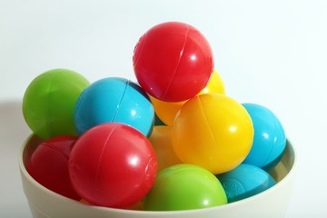 colorful toy balls