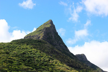 Rempart Mountain, Tamarin, Riviere Noire, Mauritius.