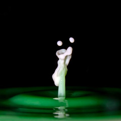 Milchtropfen, Milchspritzer, Milchtropfenkollision, Milk, Milksplasch, Splash, Platsch,...