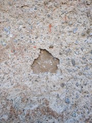 Old Broke Concrete Wall