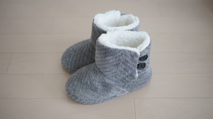 もこもこルームシューズ