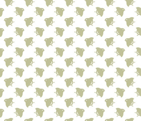 Seamless Chidori Patten, Japanese Pattern, Vector Graphics, 千鳥模様