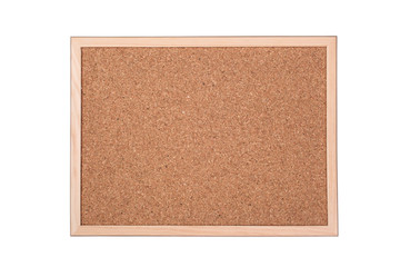 Fototapeta premium cork board isolated on white background with clipping path include and copy space for your text