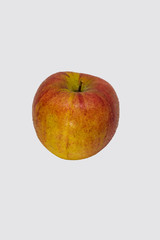 Apple on white background