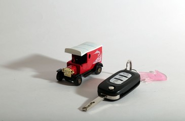 Fototapeta premium old toys and cars