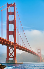 Golden Gate Bridge at morning, San Francisco, California