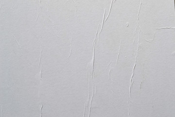 White creased poster texture
