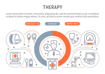 Linear Banner of the Therapy.