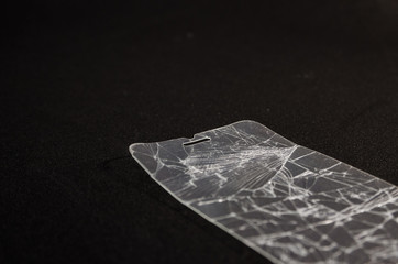 Broken screen of a phone