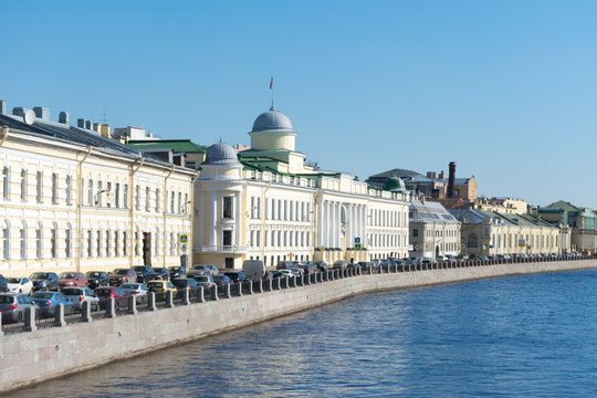 River embankment in St. Petersburg