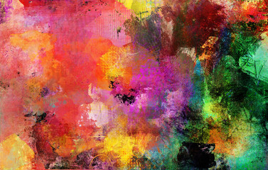 Obraz na płótnie Canvas abstrakt bunt farben texturen