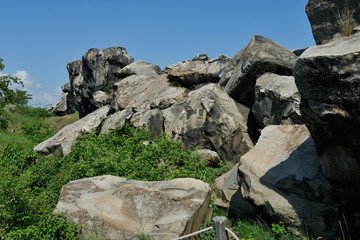 Die Teufelsmauer bei Weddersleben im Harz