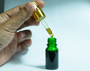 Medical Cannabis ( Marijuana ) oil ready for consumption
