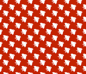 Seamless Chidori Patten, Japanese Pattern, Vector Graphics, 千鳥模様