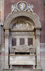 Tomb of Leonardo Bruni Italian humanist, historian and statesman1370 – 1444, by Bernardo...